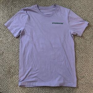 NWOT Starbucks coffee lavender purple t shirt